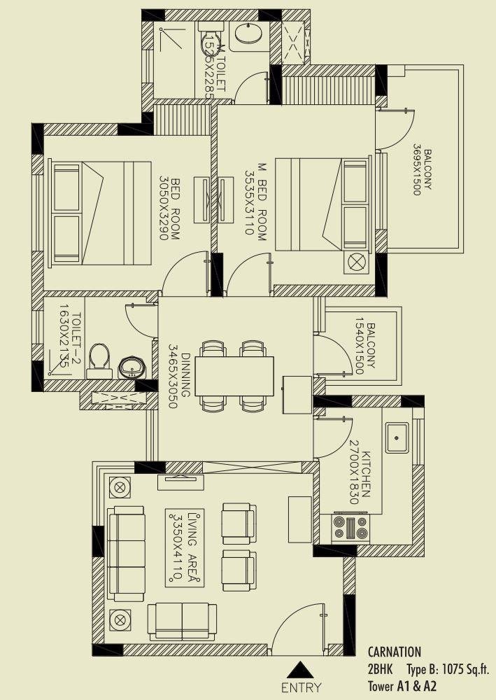 Orris Carnation Residency